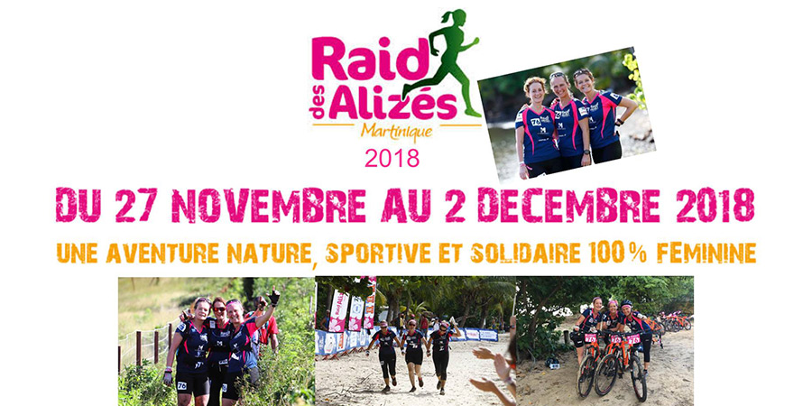 Le Raid des Alizés 2018 en Martinique 100% féminin